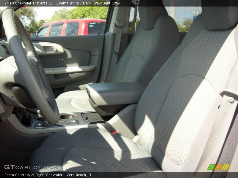  2010 Traverse LS Dark Gray/Light Gray Interior