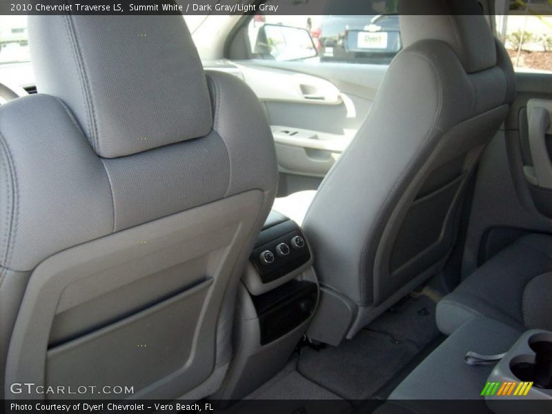 Summit White / Dark Gray/Light Gray 2010 Chevrolet Traverse LS