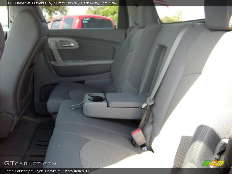 Summit White / Dark Gray/Light Gray 2010 Chevrolet Traverse LS