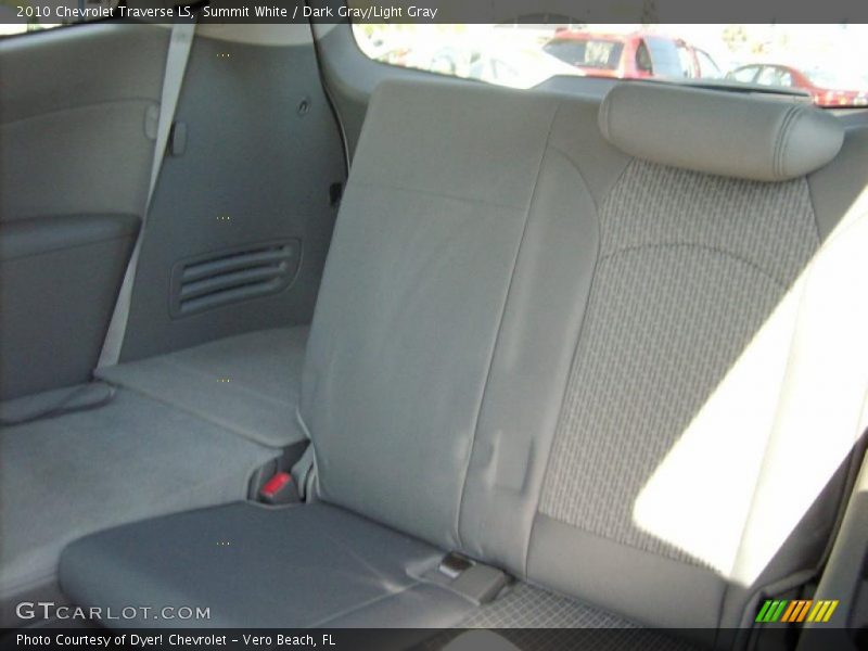 Summit White / Dark Gray/Light Gray 2010 Chevrolet Traverse LS