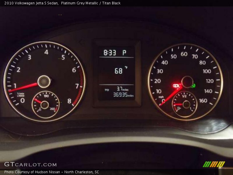 Platinum Grey Metallic / Titan Black 2010 Volkswagen Jetta S Sedan
