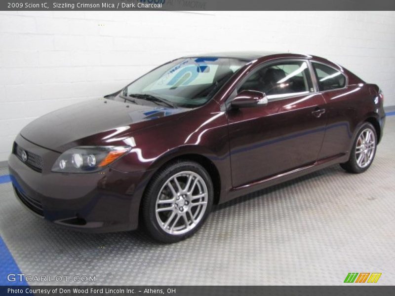 Sizzling Crimson Mica / Dark Charcoal 2009 Scion tC