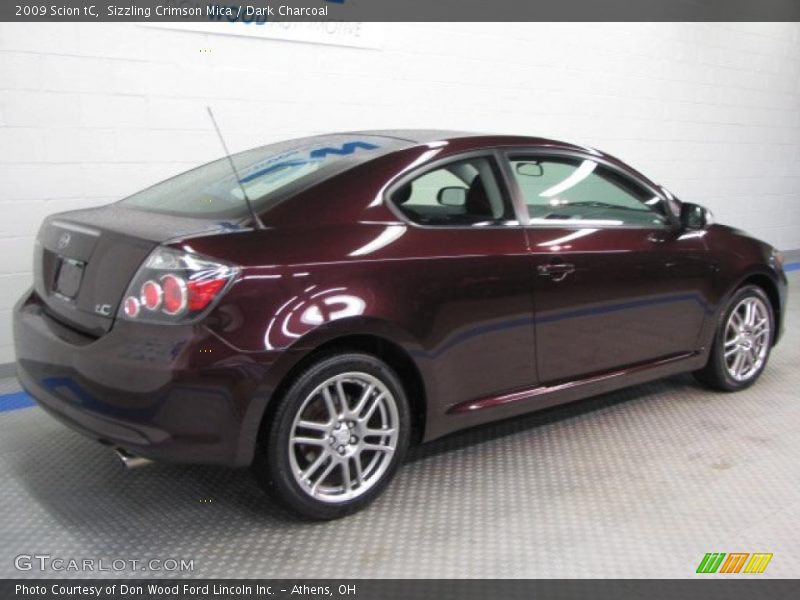 Sizzling Crimson Mica / Dark Charcoal 2009 Scion tC