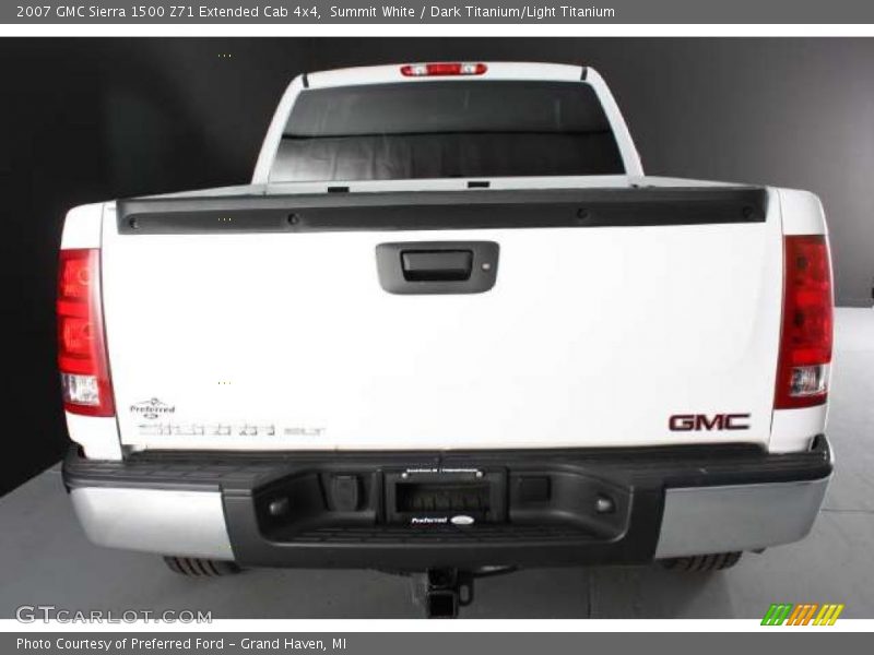 Summit White / Dark Titanium/Light Titanium 2007 GMC Sierra 1500 Z71 Extended Cab 4x4