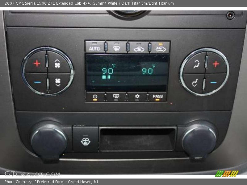 Summit White / Dark Titanium/Light Titanium 2007 GMC Sierra 1500 Z71 Extended Cab 4x4