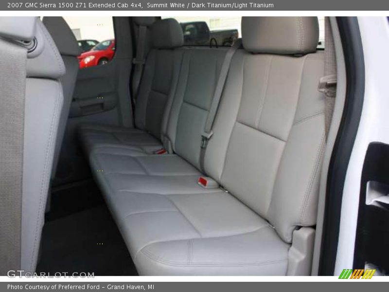 Summit White / Dark Titanium/Light Titanium 2007 GMC Sierra 1500 Z71 Extended Cab 4x4