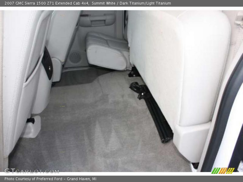 Summit White / Dark Titanium/Light Titanium 2007 GMC Sierra 1500 Z71 Extended Cab 4x4