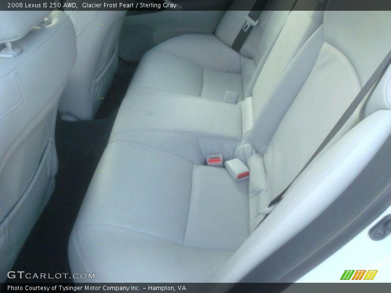 Glacier Frost Pearl / Sterling Gray 2008 Lexus IS 250 AWD