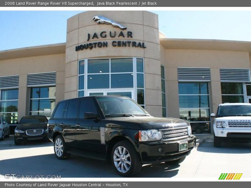 Java Black Pearlescent / Jet Black 2008 Land Rover Range Rover V8 Supercharged