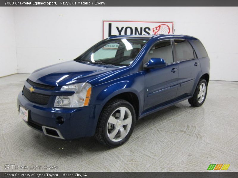 Navy Blue Metallic / Ebony 2008 Chevrolet Equinox Sport