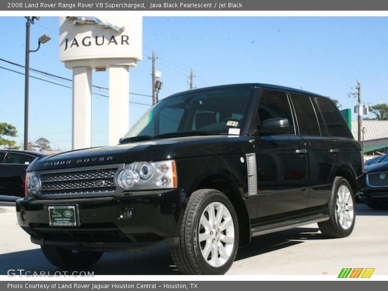 Java Black Pearlescent / Jet Black 2008 Land Rover Range Rover V8 Supercharged
