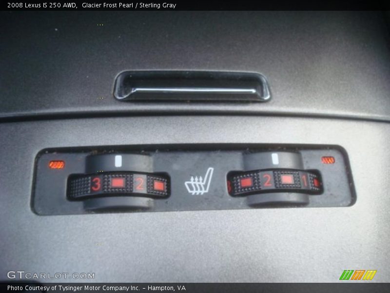 Glacier Frost Pearl / Sterling Gray 2008 Lexus IS 250 AWD