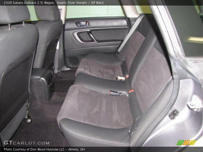 Quartz Silver Metallic / Off Black 2008 Subaru Outback 2.5i Wagon