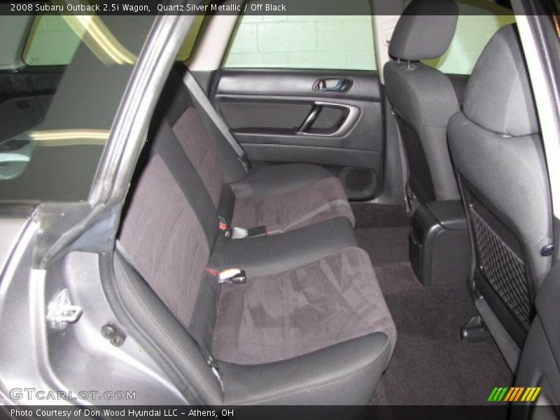 Quartz Silver Metallic / Off Black 2008 Subaru Outback 2.5i Wagon