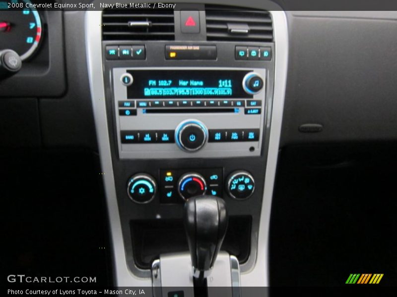 Controls of 2008 Equinox Sport