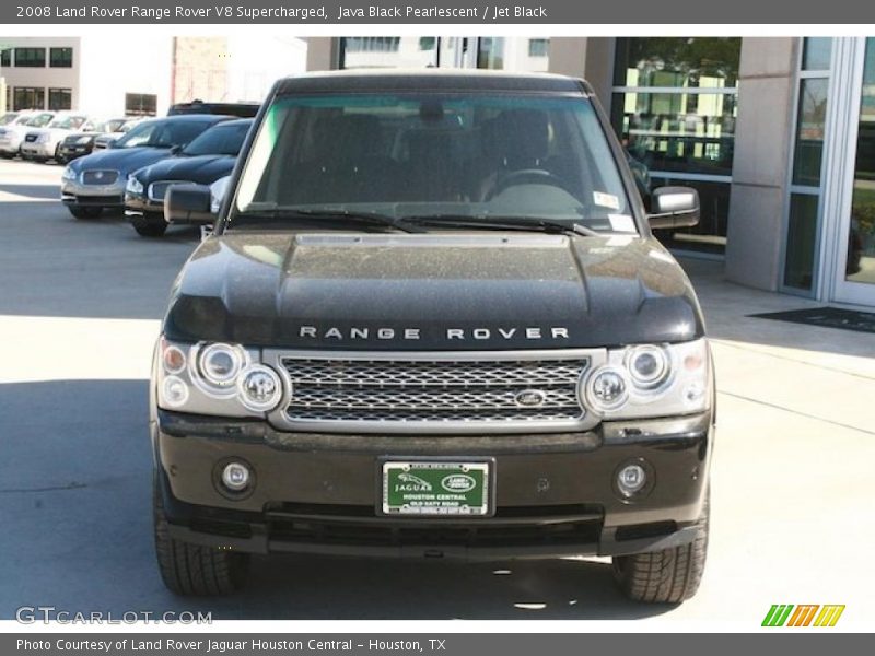 Java Black Pearlescent / Jet Black 2008 Land Rover Range Rover V8 Supercharged