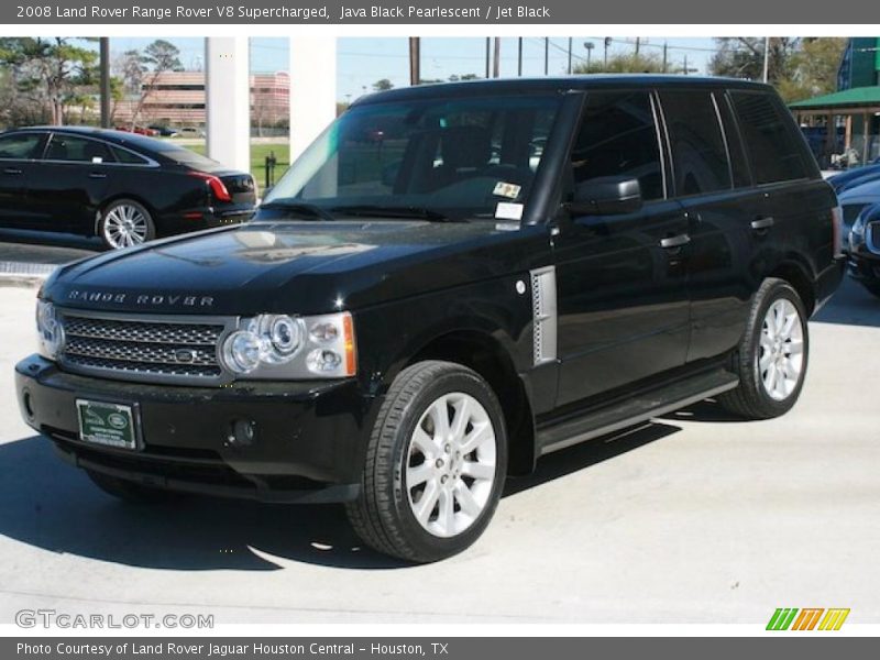 Java Black Pearlescent / Jet Black 2008 Land Rover Range Rover V8 Supercharged