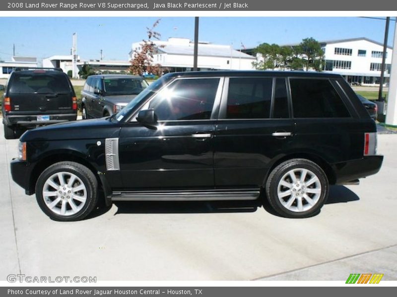 Java Black Pearlescent / Jet Black 2008 Land Rover Range Rover V8 Supercharged