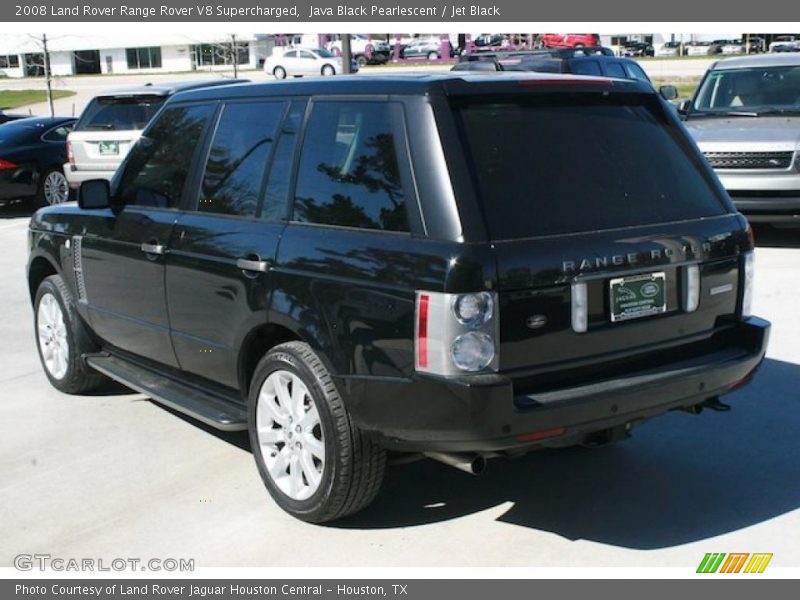 Java Black Pearlescent / Jet Black 2008 Land Rover Range Rover V8 Supercharged