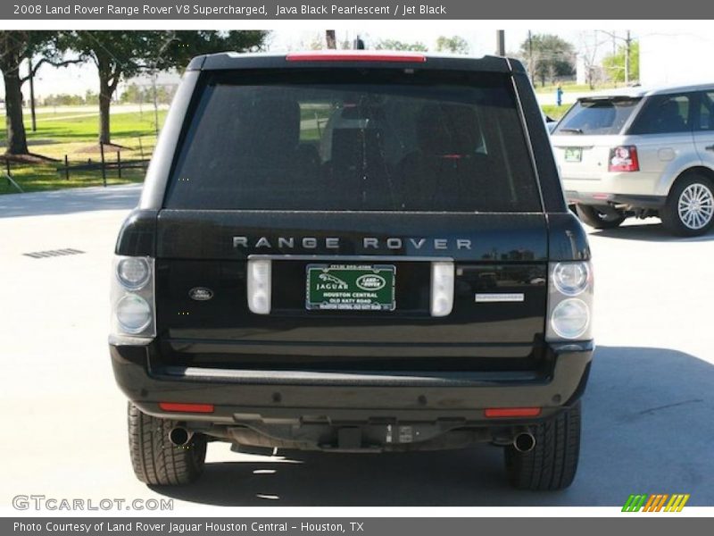 Java Black Pearlescent / Jet Black 2008 Land Rover Range Rover V8 Supercharged