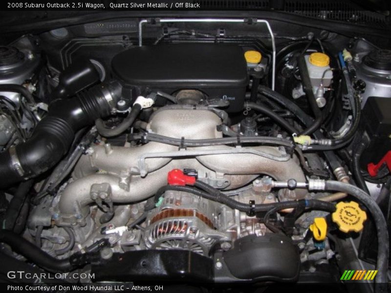 Quartz Silver Metallic / Off Black 2008 Subaru Outback 2.5i Wagon