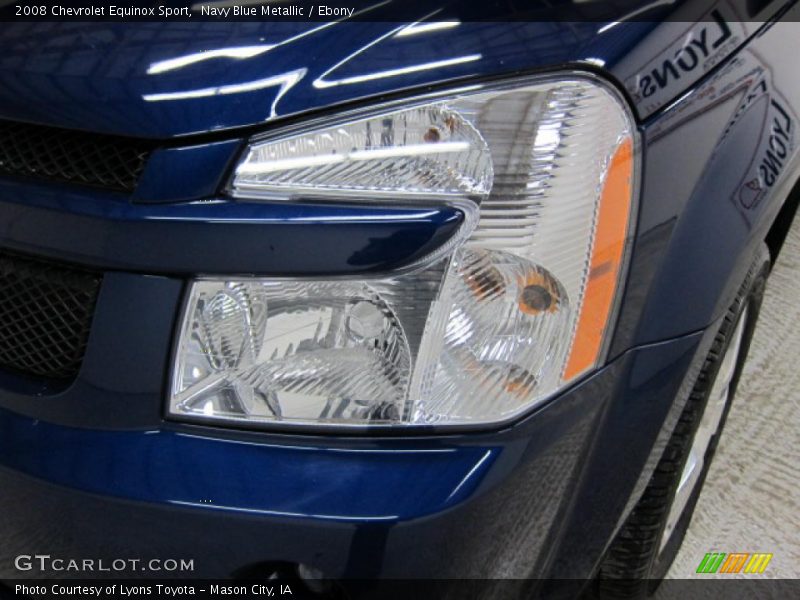 Navy Blue Metallic / Ebony 2008 Chevrolet Equinox Sport
