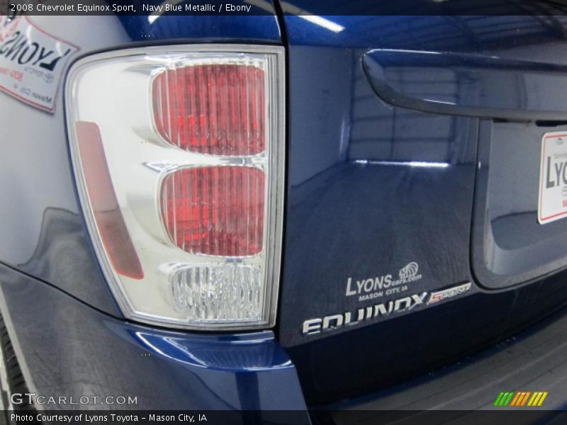 Navy Blue Metallic / Ebony 2008 Chevrolet Equinox Sport