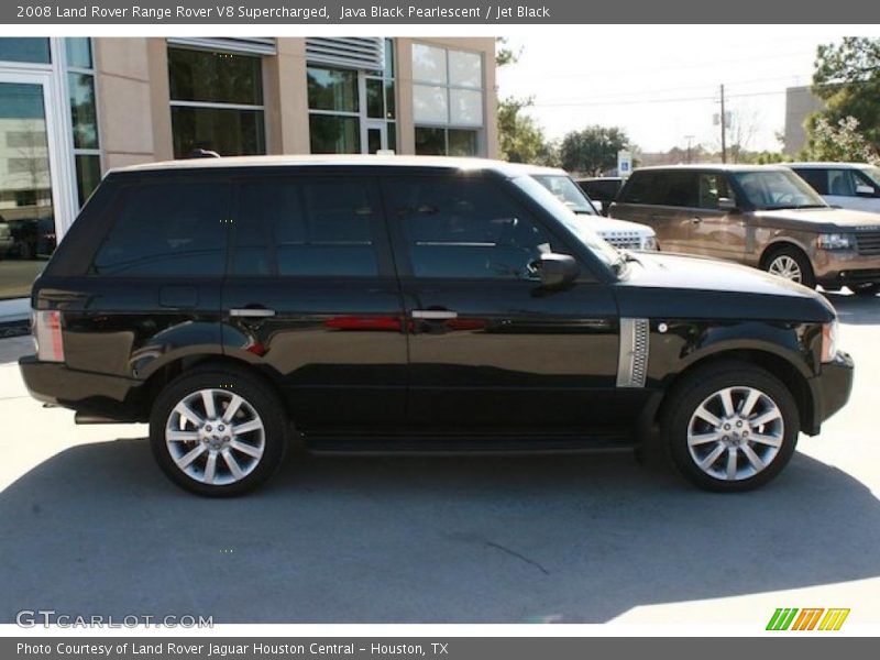 Java Black Pearlescent / Jet Black 2008 Land Rover Range Rover V8 Supercharged