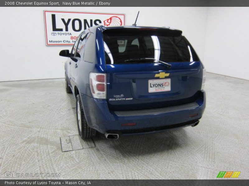 Navy Blue Metallic / Ebony 2008 Chevrolet Equinox Sport