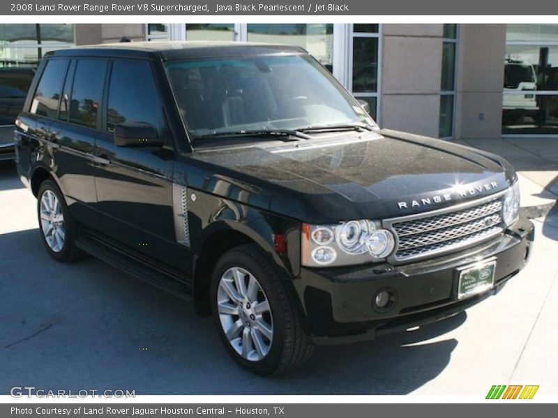 Java Black Pearlescent / Jet Black 2008 Land Rover Range Rover V8 Supercharged