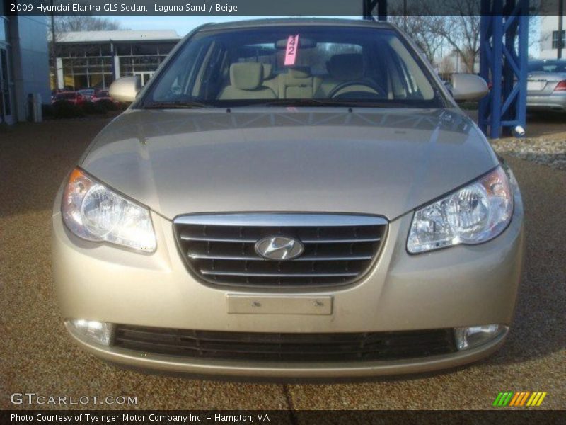 Laguna Sand / Beige 2009 Hyundai Elantra GLS Sedan