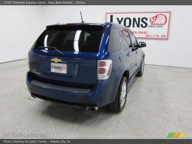 Navy Blue Metallic / Ebony 2008 Chevrolet Equinox Sport