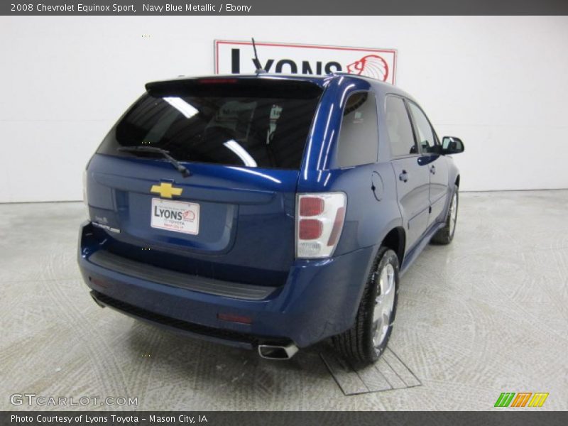 Navy Blue Metallic / Ebony 2008 Chevrolet Equinox Sport