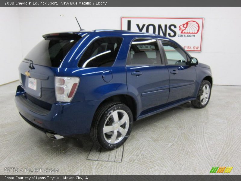 Navy Blue Metallic / Ebony 2008 Chevrolet Equinox Sport