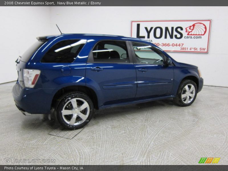 Navy Blue Metallic / Ebony 2008 Chevrolet Equinox Sport