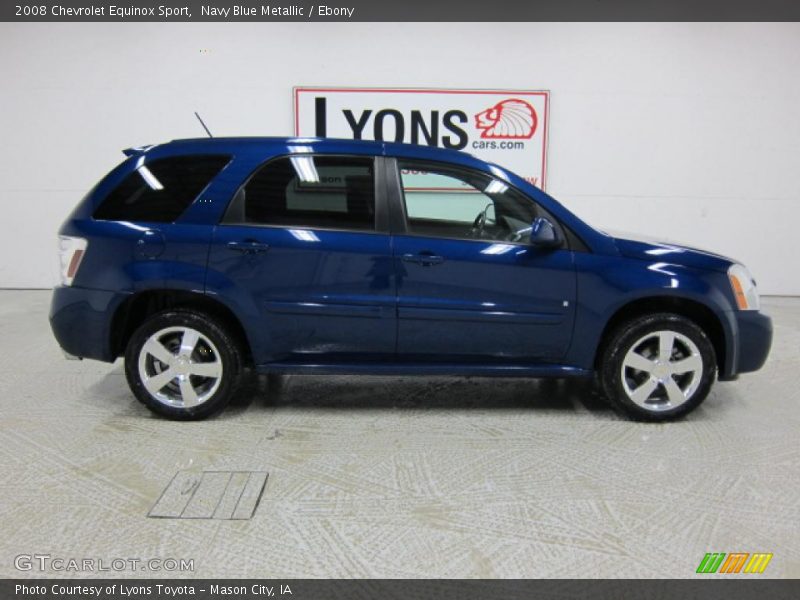 Navy Blue Metallic / Ebony 2008 Chevrolet Equinox Sport