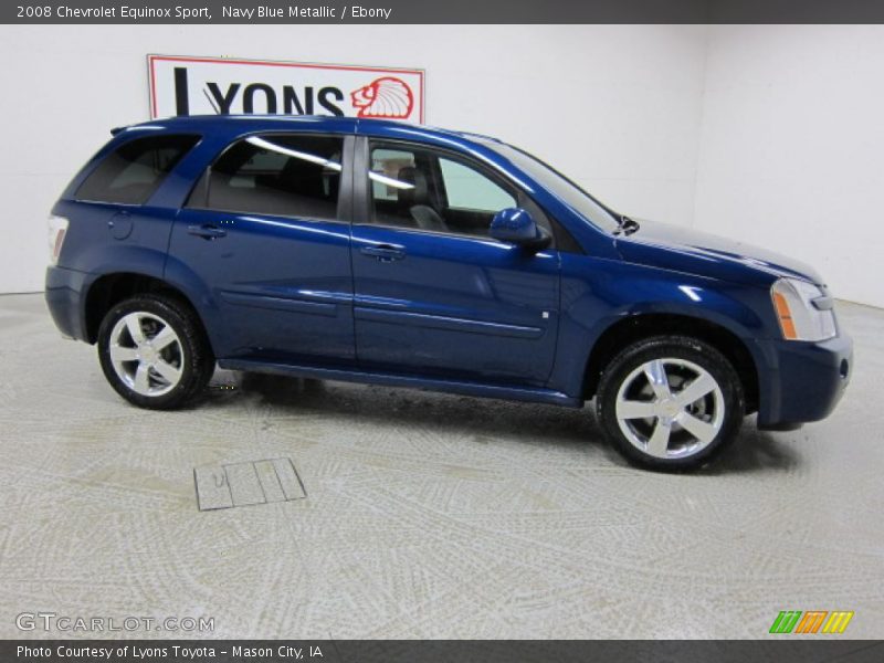 Navy Blue Metallic / Ebony 2008 Chevrolet Equinox Sport