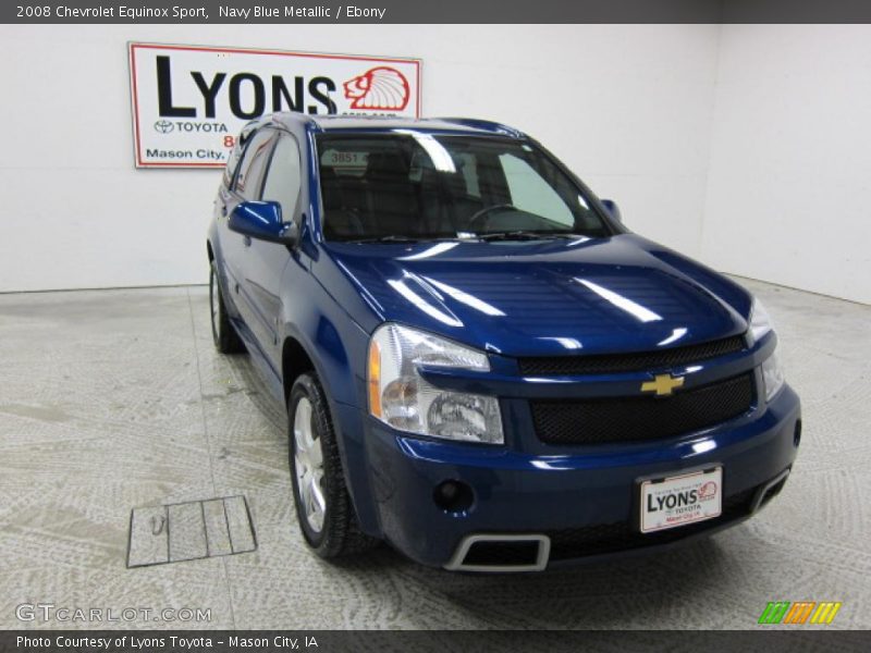 Navy Blue Metallic / Ebony 2008 Chevrolet Equinox Sport