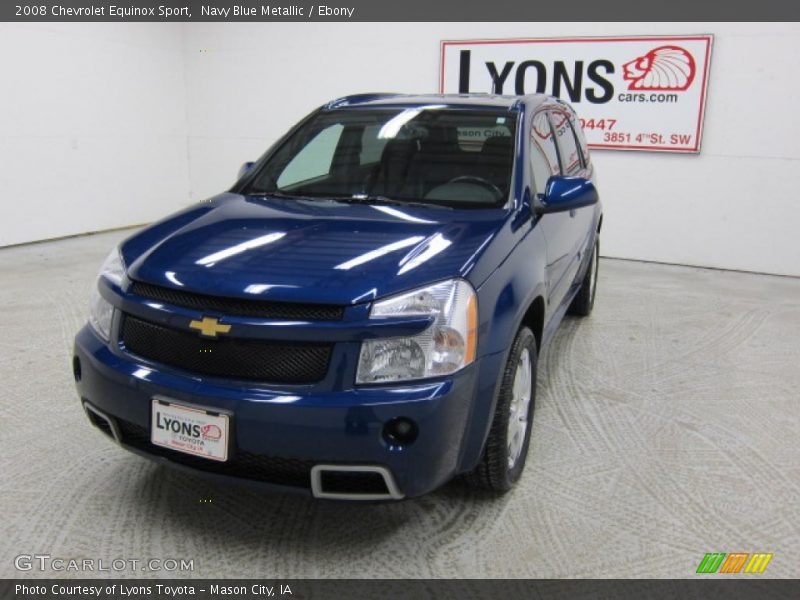 Navy Blue Metallic / Ebony 2008 Chevrolet Equinox Sport