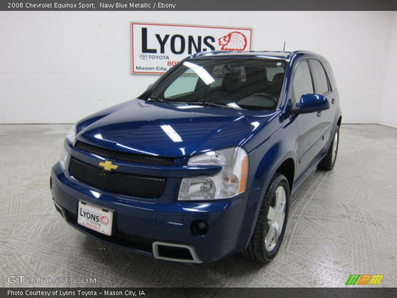 Navy Blue Metallic / Ebony 2008 Chevrolet Equinox Sport