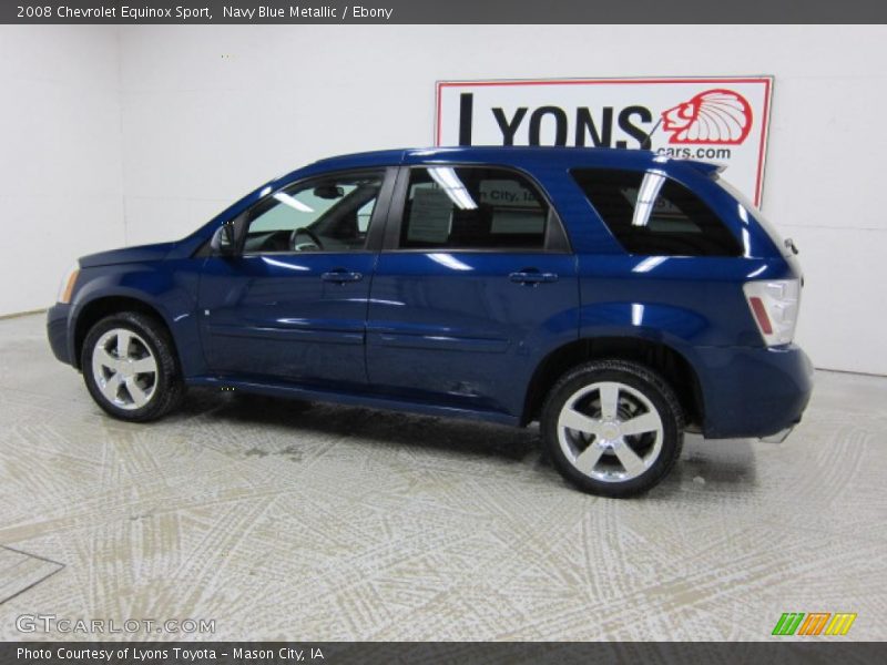 Navy Blue Metallic / Ebony 2008 Chevrolet Equinox Sport