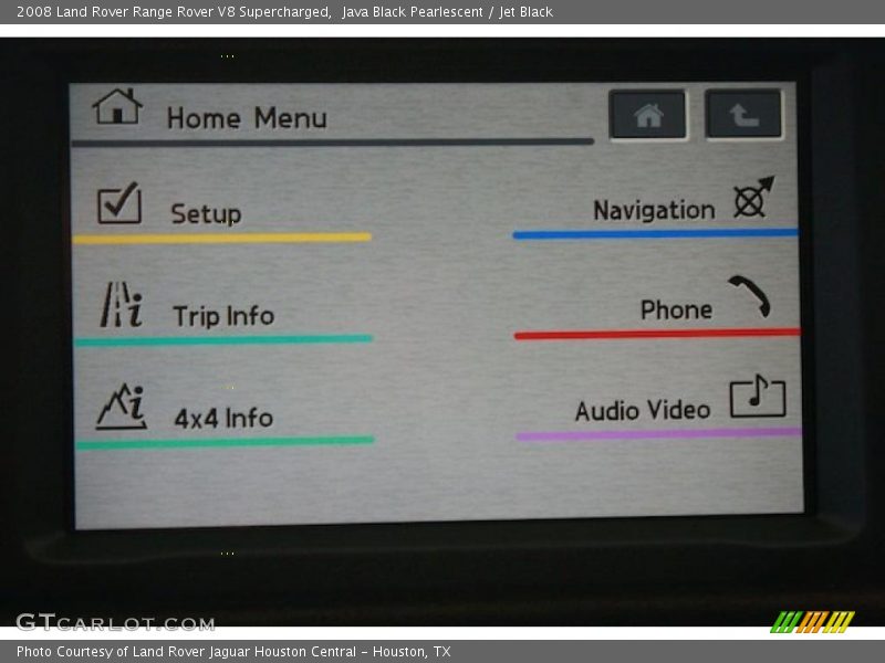 Java Black Pearlescent / Jet Black 2008 Land Rover Range Rover V8 Supercharged