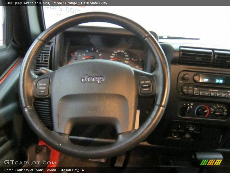 Impact Orange / Dark Slate Gray 2006 Jeep Wrangler X 4x4