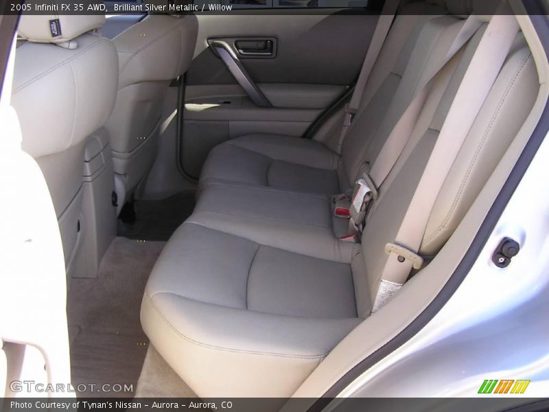 Brilliant Silver Metallic / Willow 2005 Infiniti FX 35 AWD