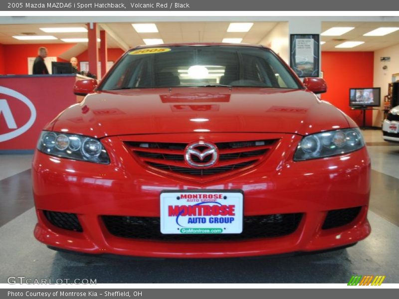 Volcanic Red / Black 2005 Mazda MAZDA6 i Sport Hatchback