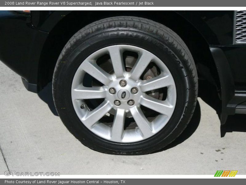 Java Black Pearlescent / Jet Black 2008 Land Rover Range Rover V8 Supercharged