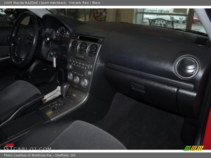 Volcanic Red / Black 2005 Mazda MAZDA6 i Sport Hatchback