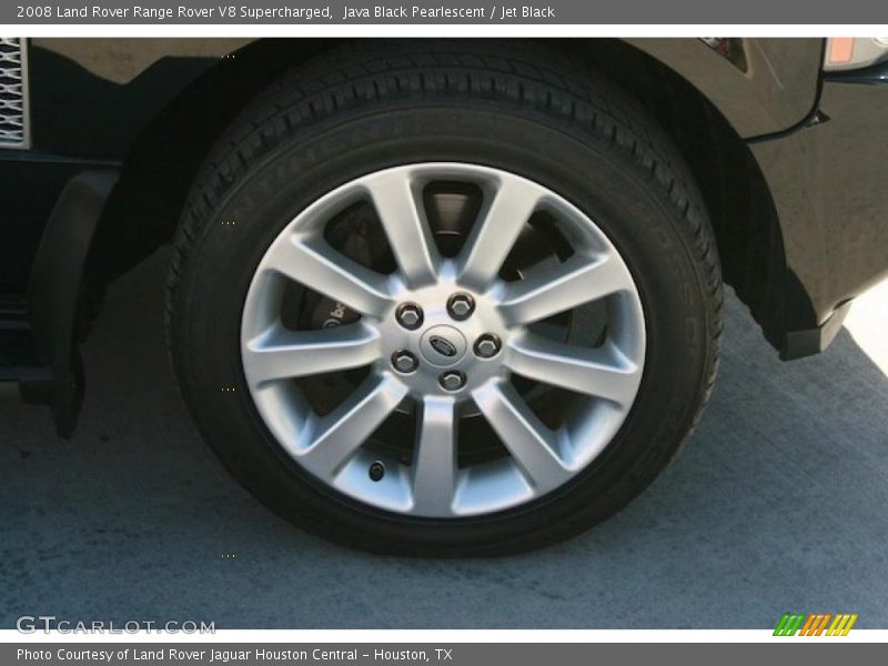 Java Black Pearlescent / Jet Black 2008 Land Rover Range Rover V8 Supercharged