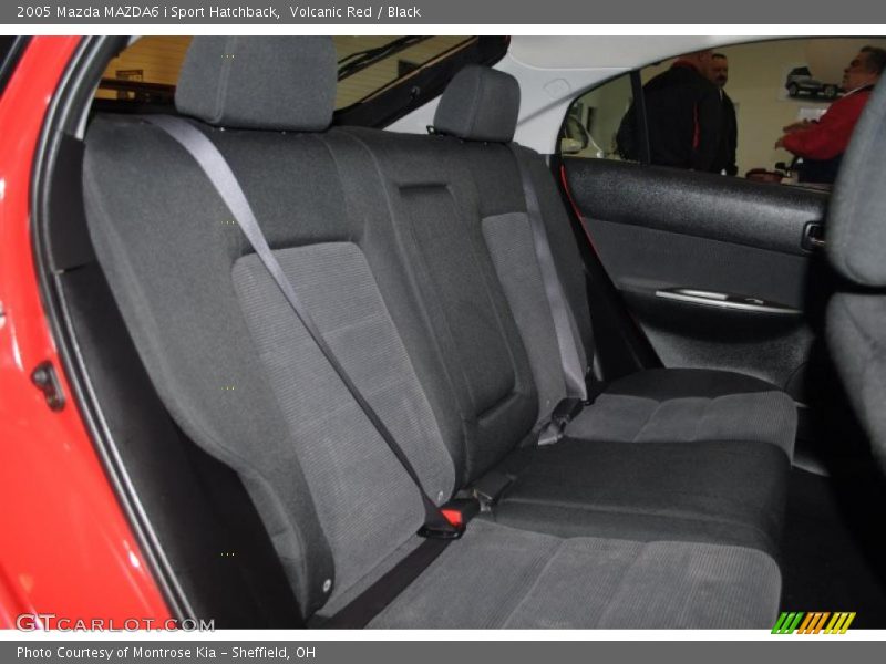 Volcanic Red / Black 2005 Mazda MAZDA6 i Sport Hatchback