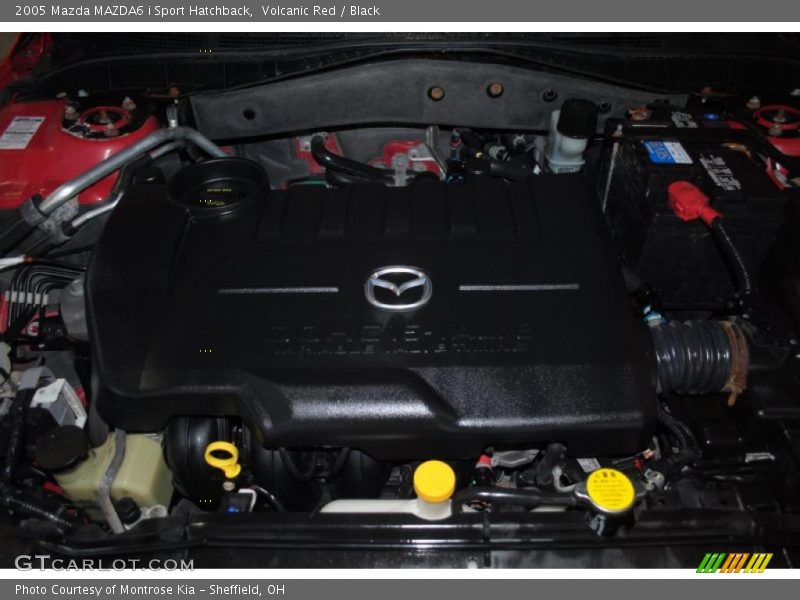 Volcanic Red / Black 2005 Mazda MAZDA6 i Sport Hatchback